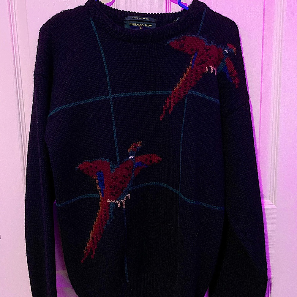 Vintage Embassy Row worsted wool sweater